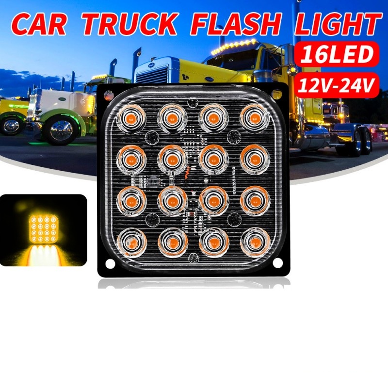 Блиц сигнална светлина с 16 диода