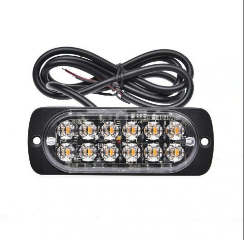 Блиц сигнална светлина с 12 диода