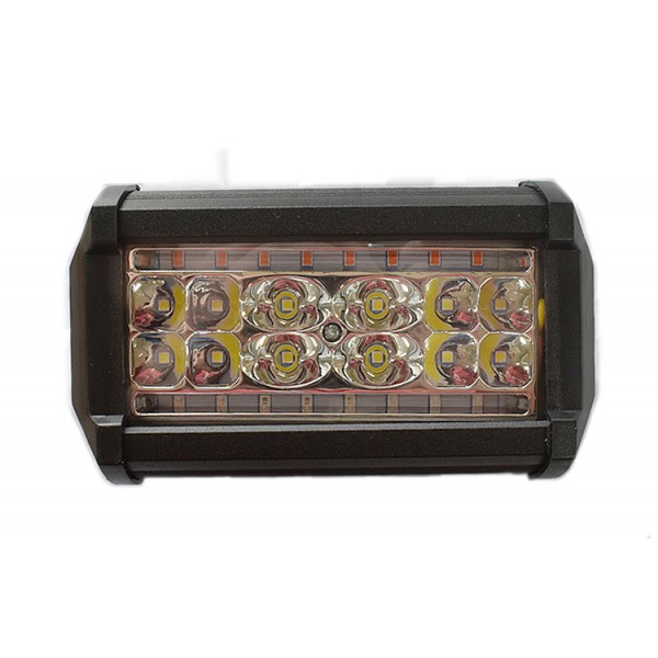 Диодна светлина 12/24V - 84W с червено-синя блиц светлина