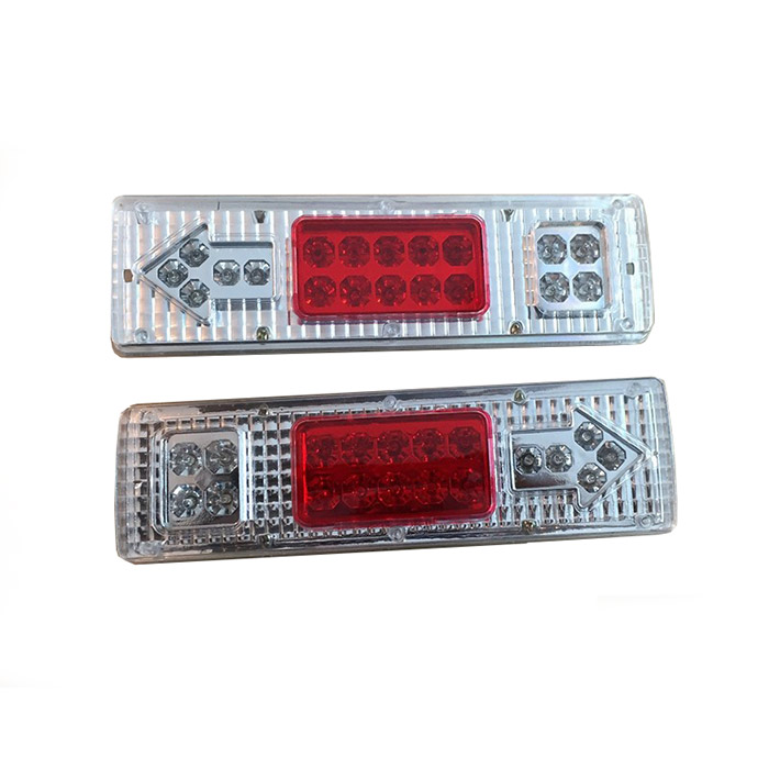 Диоден стоп бял със стрелка к-т 12V