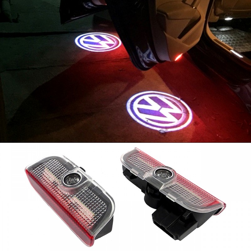 Лого проектор на мястото на плафона на вратата – VW