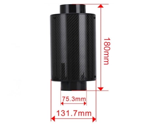 image_5 Спортен въздушен карбонен филтър -180mm