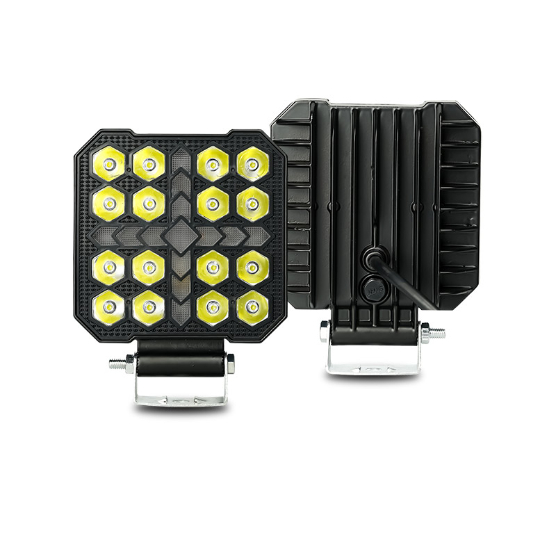 Халоген диоден - 12-36V - 16LED - 48W с функция мигач