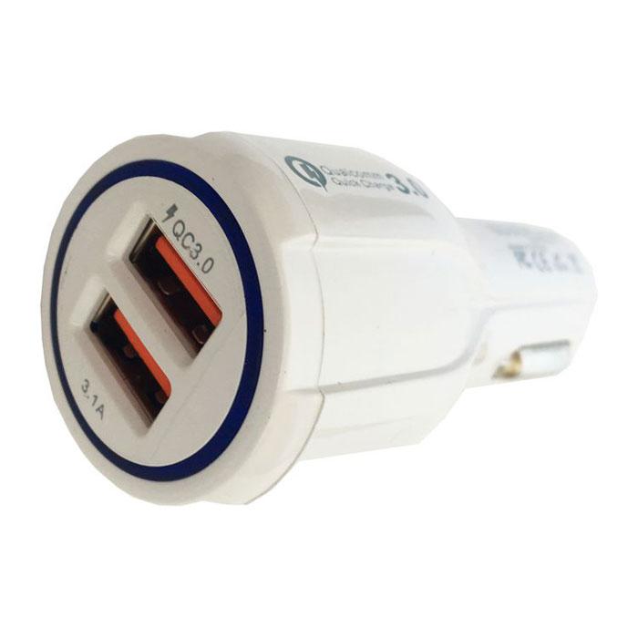 image_2 Универсално USB зрядно за кола с два порта и USB кабел