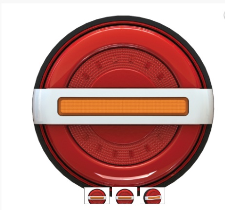 Неон LED стоп хамбургер 12/24V