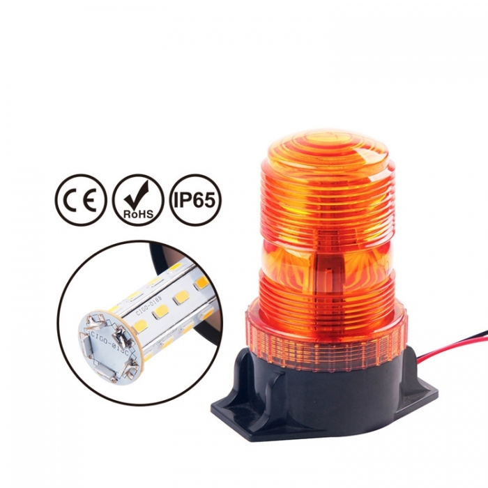 LED сигнална лампа 30 диода 12-24V