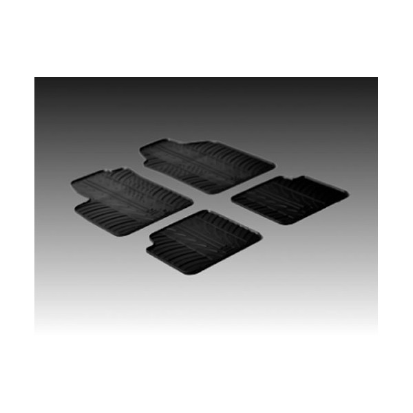 Гумени стелки Gledring за Fiat 500X 02.2015 / Jeep Renegade