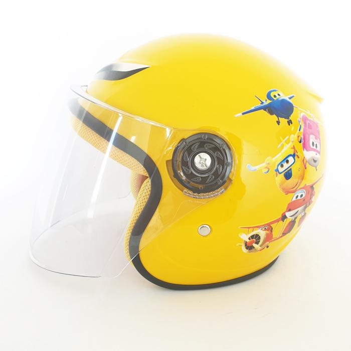 Детска каска жълта