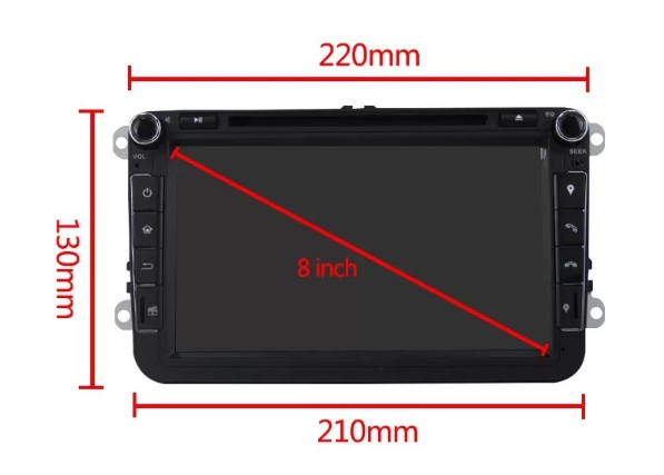 image_4 SKODA SEAT VOLKSWAGEN VW PASSAT GOLF RNS810 8" НАВИГАЦИЯ
