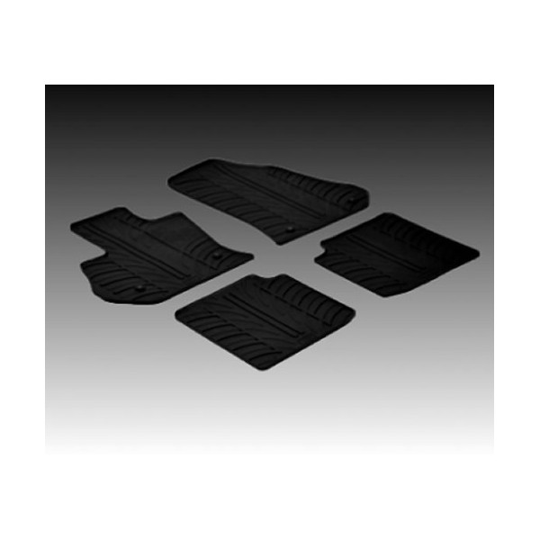 Гумени стелки Gledring за Fiat 500L 2012 +