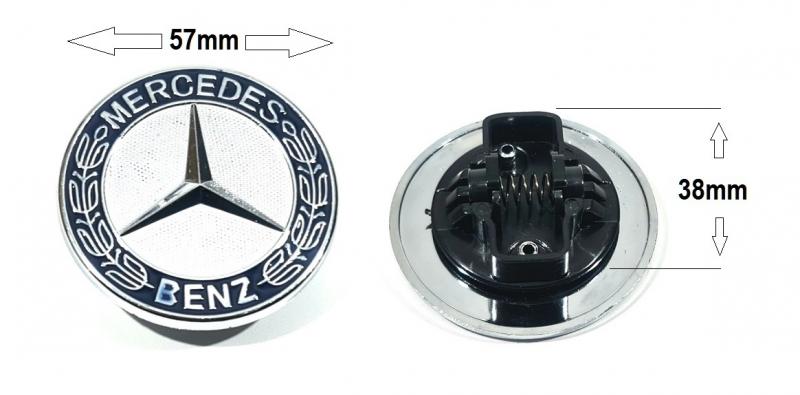 Емблема Mercedes 57mm