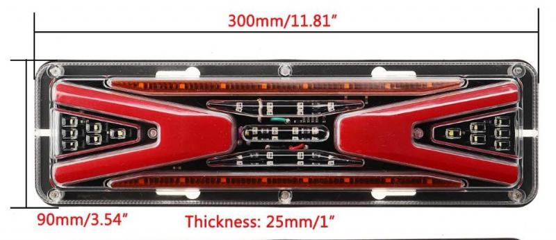 LED стопове с динамичен мигач и неон 12V