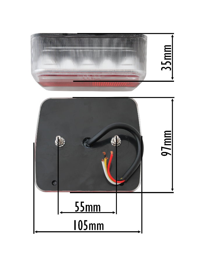 image_2 LED стоп, червено-бял