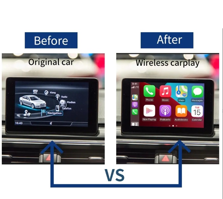 image_2 Wireless Apple CarPlay & Android Auto Интерфейс – Audi A6/A7 2016-2018 - MIB2