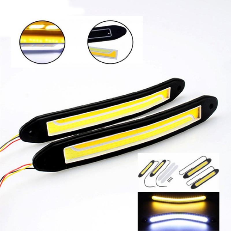 image ГУМИРАНИ ДНЕВНИ LED СВЕТЛИНИ С ФУНКЦИЯ МИГАЧ