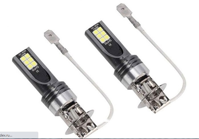 Диодни LED крушки H3, 9W, 1100 lm, 12V-24V