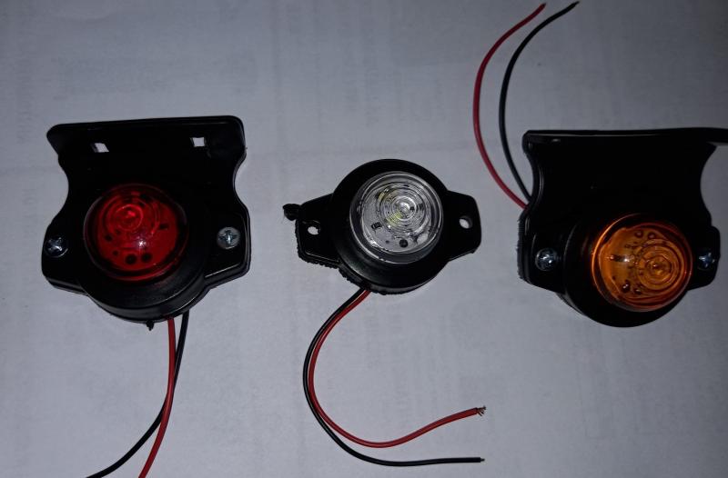 LED габарит висящ мини - бял, жълт, червен