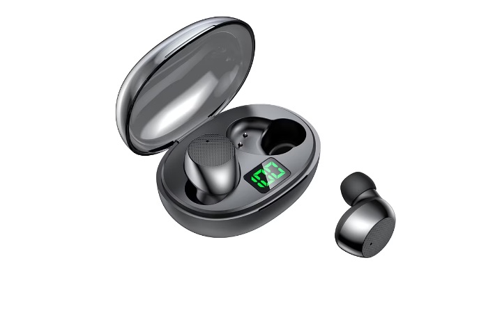 Безжични слушалки за iPhone/ Xiaomi/ Huawei, Sport, Bluetooth 5.3, K20, TWS, Stereo, HD, Digital dis