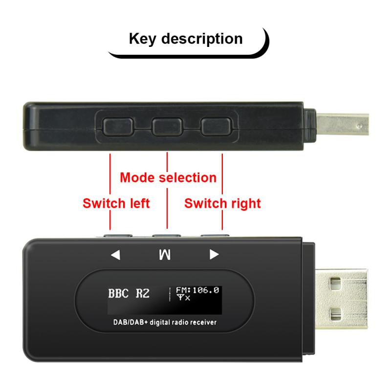 image_4 DAB / DAB+ FM Трансмитер с USB Захранване и OLED Дисплей