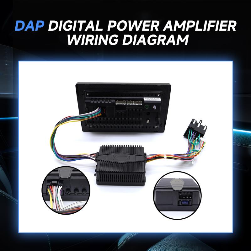 image_4 Универсален 4-Канален DSP 3.0 Аудио Усилвател за Автомобил (4x80W) с Plug & Play Монтаж