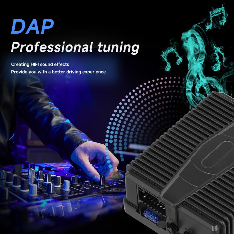 image_5 Универсален 4-Канален DSP 3.0 Аудио Усилвател за Автомобил (4x80W) с Plug & Play Монтаж