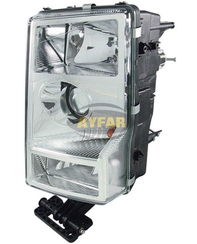 Фар за Volvo FH / FM (2002–2008) – ляв и десен, кръгла или квадратна букса 24V