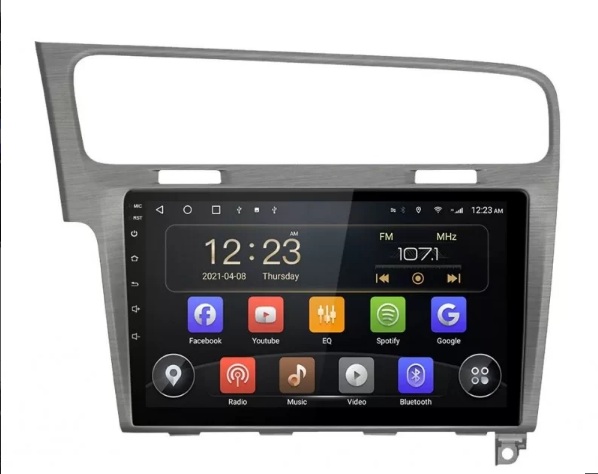 VOLKSWAGEN GOLF 2013–2020 НАВИГАЦИЯ 10´´ СИВА