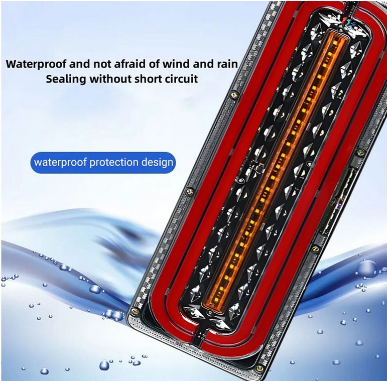image_3 Стопове LED с Бягаща светлина 12/24V 46см комплект