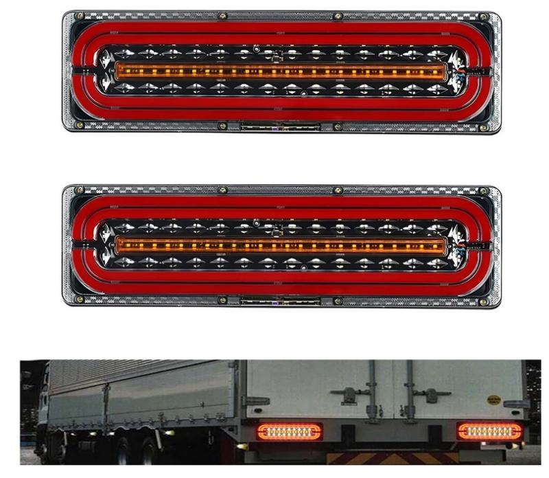 image_4 Стопове LED с Бягаща светлина 12/24V 46см комплект