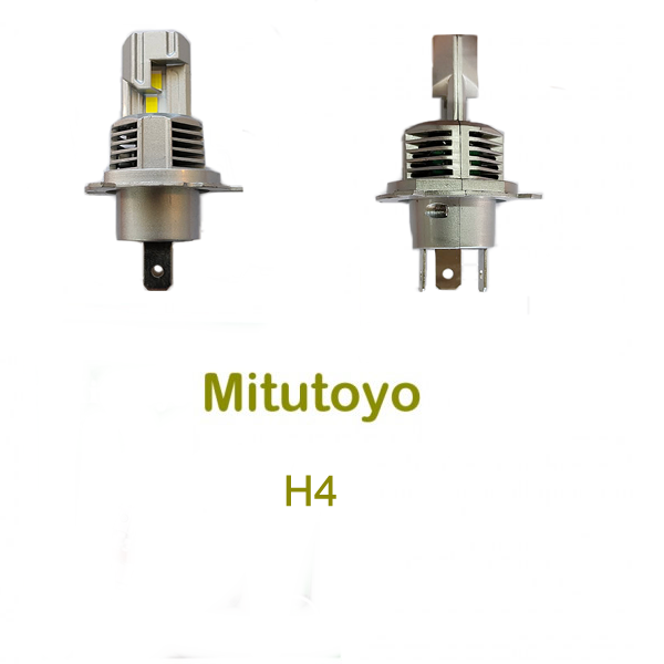 H4 LED Диоден Комплект крушки за къси и дълги светлини - Mitutoyo (12V / 24V, 30W)