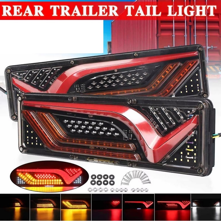 Стопове LED Бягащ 12-24V к-т -46см