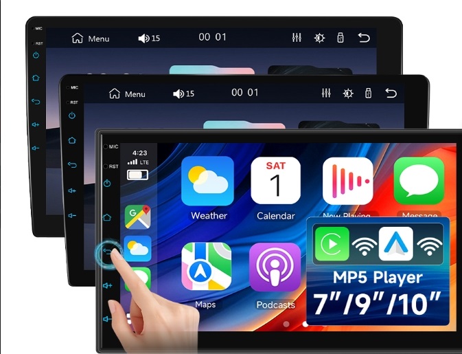 9" MP5 Carplay / android auto екран