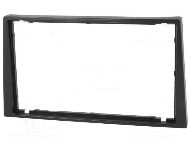 Рамка за радио; 2 DIN; Opel, Renault, Suzuki; черен