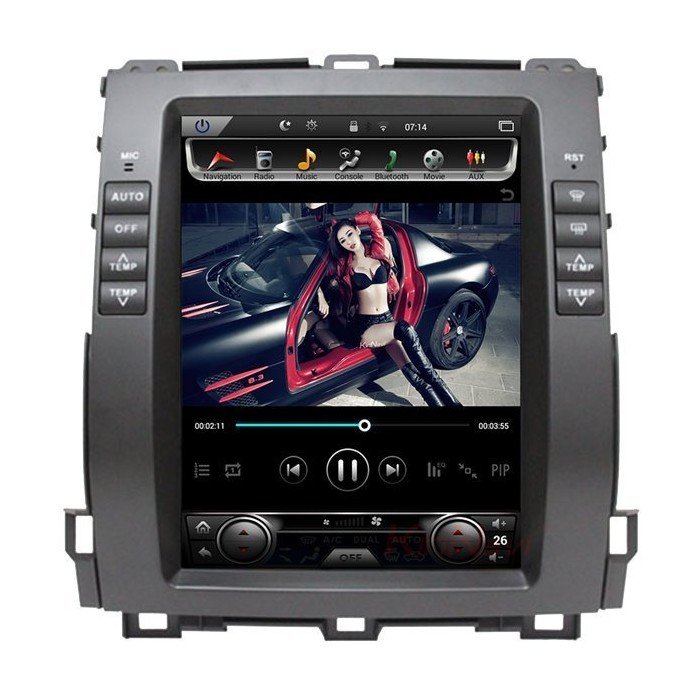 TOYOTA LAND CRUISER J120 PRADO 2002-2009 LOW Level TESLA НАВИГАЦИЯ